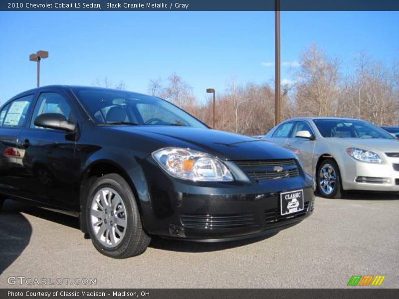 Black Granite Metallic / Gray 2010 Chevrolet Cobalt LS Sedan