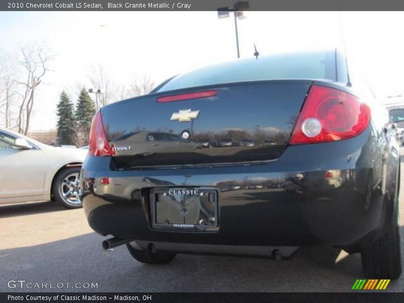 Black Granite Metallic / Gray 2010 Chevrolet Cobalt LS Sedan
