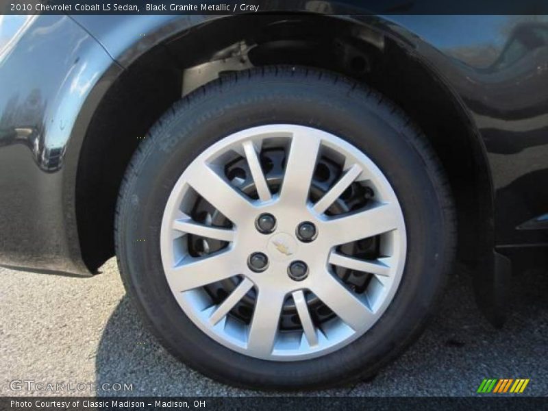 Black Granite Metallic / Gray 2010 Chevrolet Cobalt LS Sedan