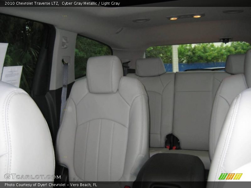 Cyber Gray Metallic / Light Gray 2010 Chevrolet Traverse LTZ