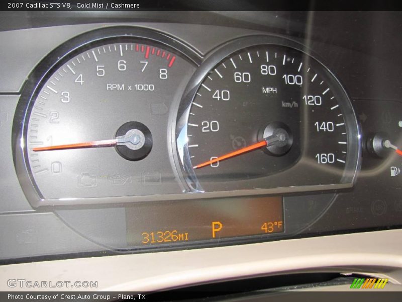 Gold Mist / Cashmere 2007 Cadillac STS V8