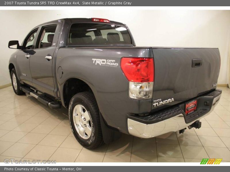 Slate Metallic / Graphite Gray 2007 Toyota Tundra SR5 TRD CrewMax 4x4