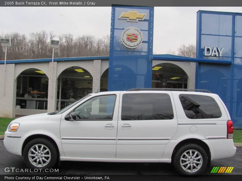 Frost White Metallic / Gray 2005 Buick Terraza CX