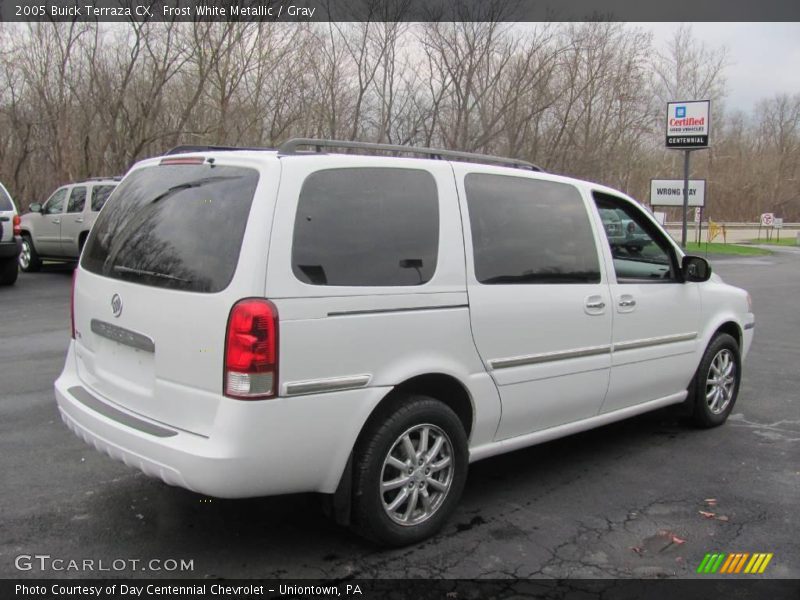 Frost White Metallic / Gray 2005 Buick Terraza CX