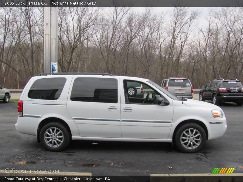 Frost White Metallic / Gray 2005 Buick Terraza CX