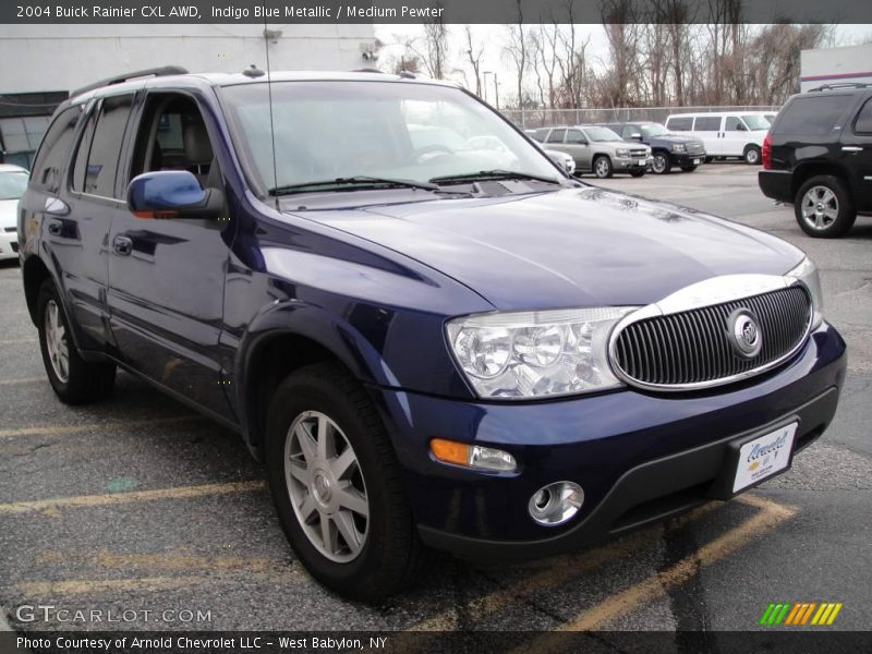 Indigo Blue Metallic / Medium Pewter 2004 Buick Rainier CXL AWD