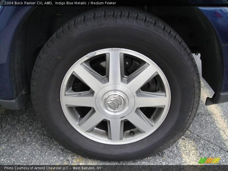 Indigo Blue Metallic / Medium Pewter 2004 Buick Rainier CXL AWD
