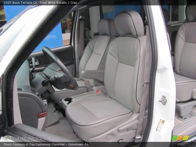 Frost White Metallic / Gray 2005 Buick Terraza CX