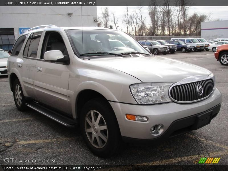 Platinum Metallic / Gray 2006 Buick Rainier CXL AWD