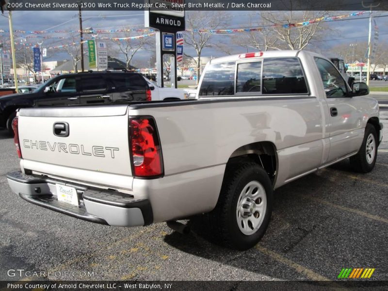 Silver Birch Metallic / Dark Charcoal 2006 Chevrolet Silverado 1500 Work Truck Regular Cab