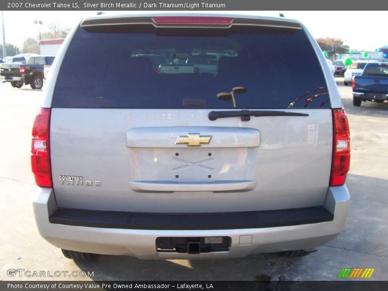 Silver Birch Metallic / Dark Titanium/Light Titanium 2007 Chevrolet Tahoe LS