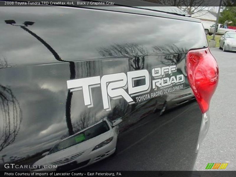 Black / Graphite Gray 2008 Toyota Tundra TRD CrewMax 4x4