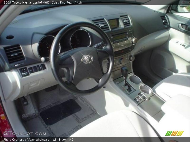 Salsa Red Pearl / Ash 2009 Toyota Highlander V6 4WD