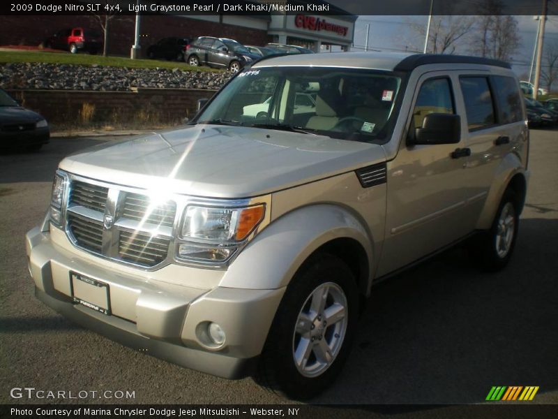 Light Graystone Pearl / Dark Khaki/Medium Khaki 2009 Dodge Nitro SLT 4x4