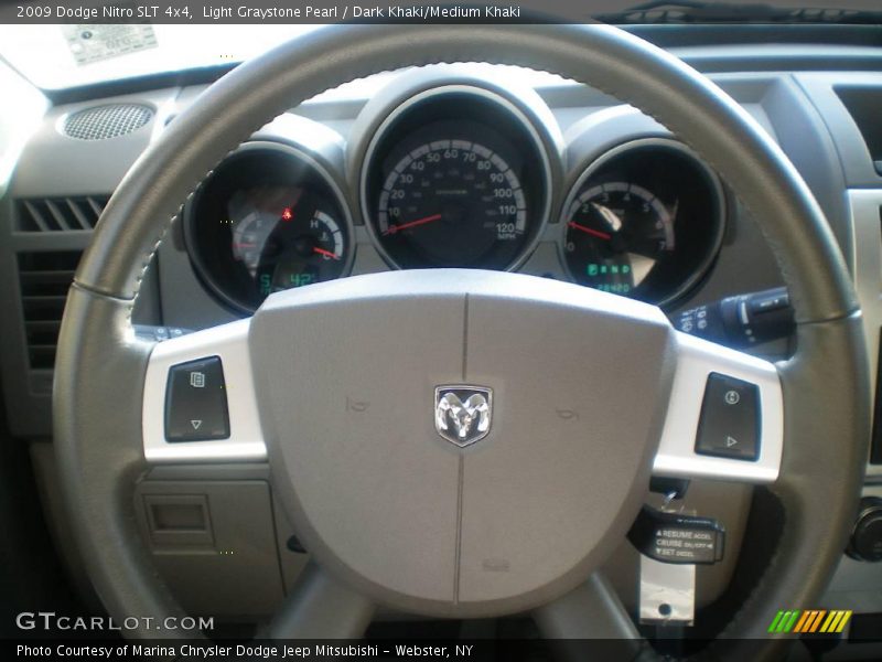 Light Graystone Pearl / Dark Khaki/Medium Khaki 2009 Dodge Nitro SLT 4x4