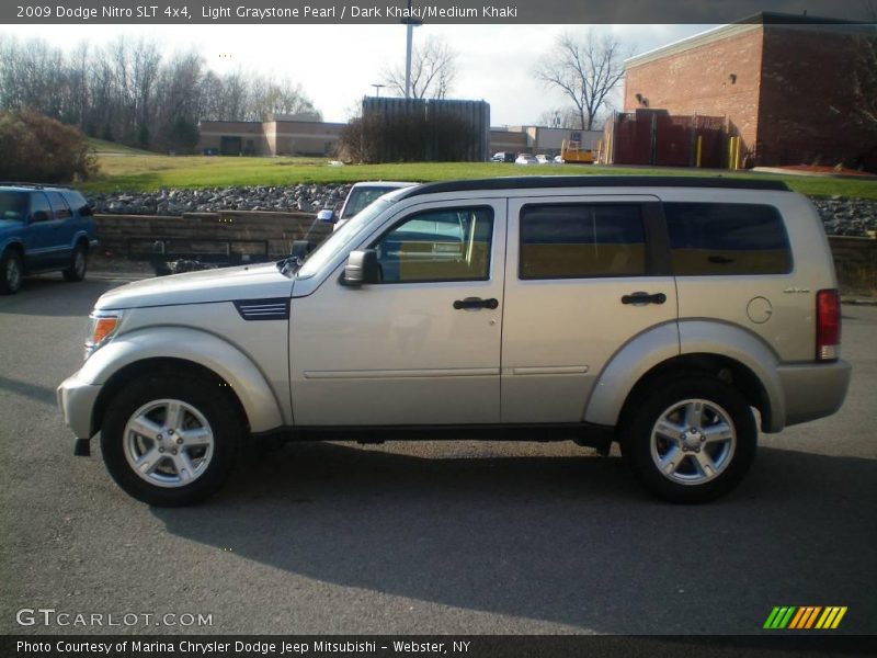 Light Graystone Pearl / Dark Khaki/Medium Khaki 2009 Dodge Nitro SLT 4x4