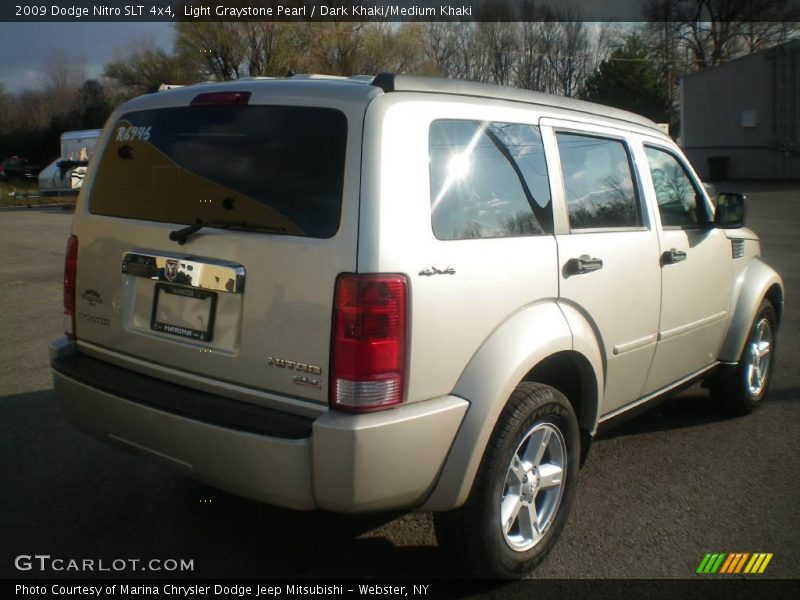 Light Graystone Pearl / Dark Khaki/Medium Khaki 2009 Dodge Nitro SLT 4x4