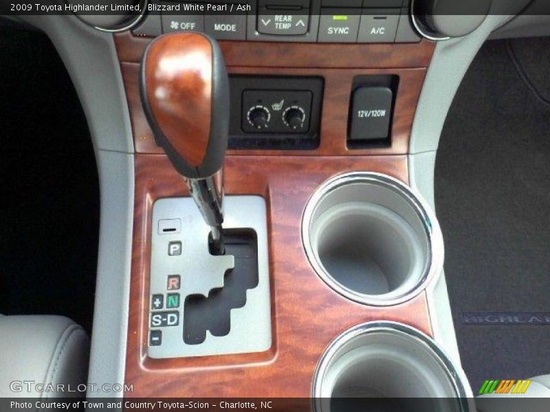 Blizzard White Pearl / Ash 2009 Toyota Highlander Limited