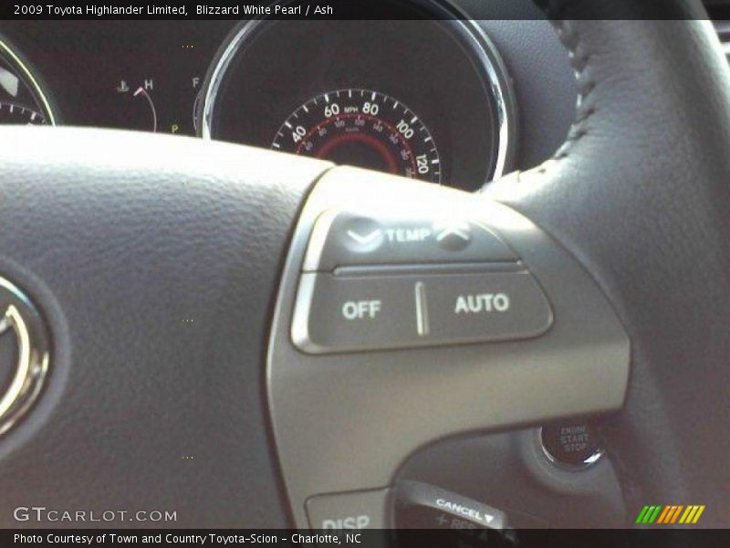 Blizzard White Pearl / Ash 2009 Toyota Highlander Limited