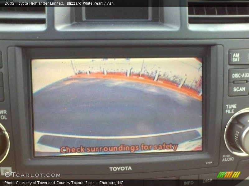 Blizzard White Pearl / Ash 2009 Toyota Highlander Limited