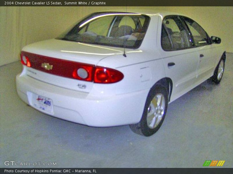 Summit White / Graphite 2004 Chevrolet Cavalier LS Sedan