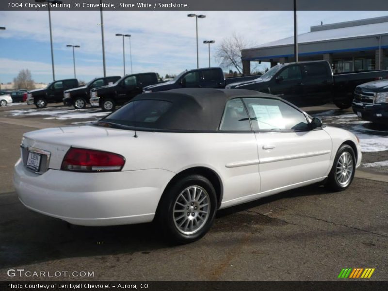Stone White / Sandstone 2004 Chrysler Sebring LXi Convertible