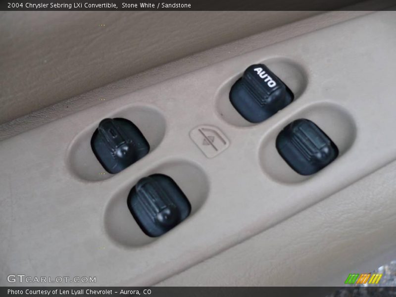 Stone White / Sandstone 2004 Chrysler Sebring LXi Convertible