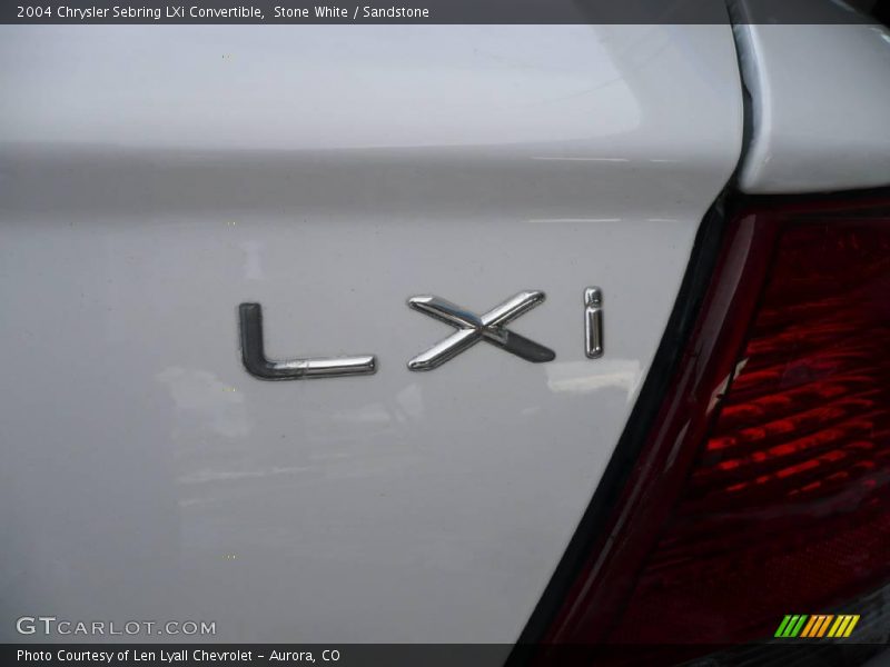Stone White / Sandstone 2004 Chrysler Sebring LXi Convertible
