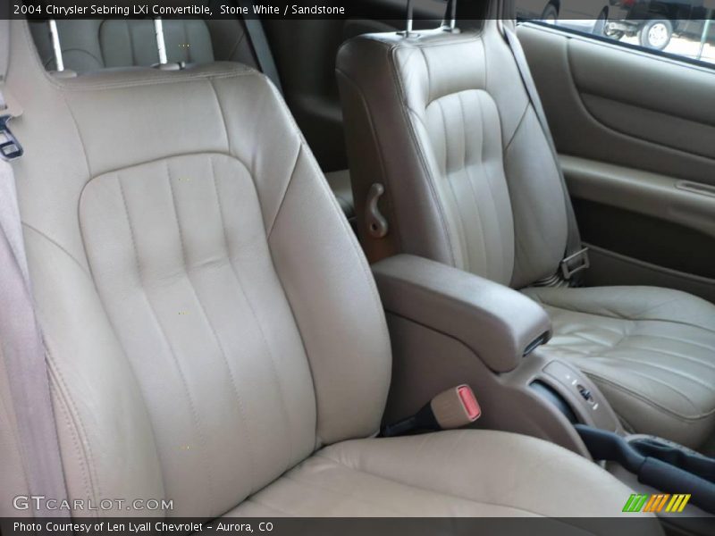 Stone White / Sandstone 2004 Chrysler Sebring LXi Convertible