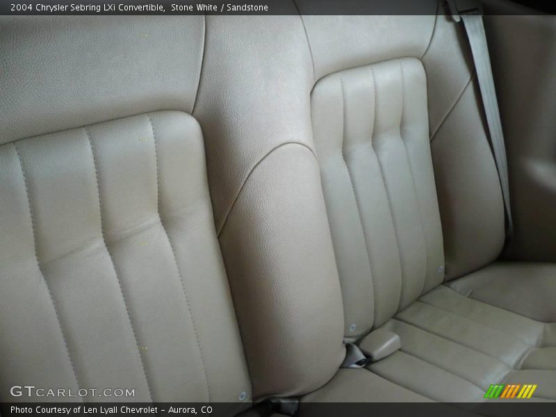 Stone White / Sandstone 2004 Chrysler Sebring LXi Convertible