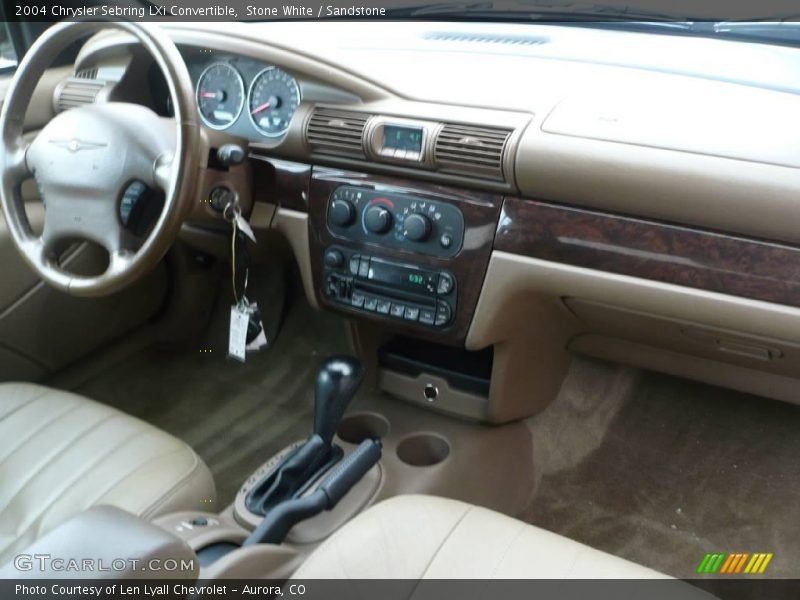 Stone White / Sandstone 2004 Chrysler Sebring LXi Convertible