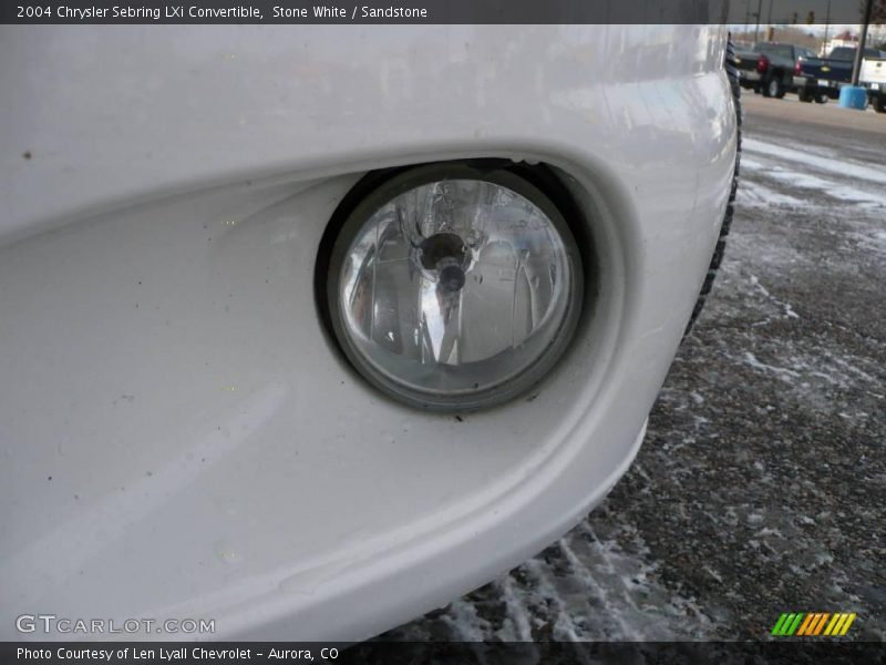 Stone White / Sandstone 2004 Chrysler Sebring LXi Convertible