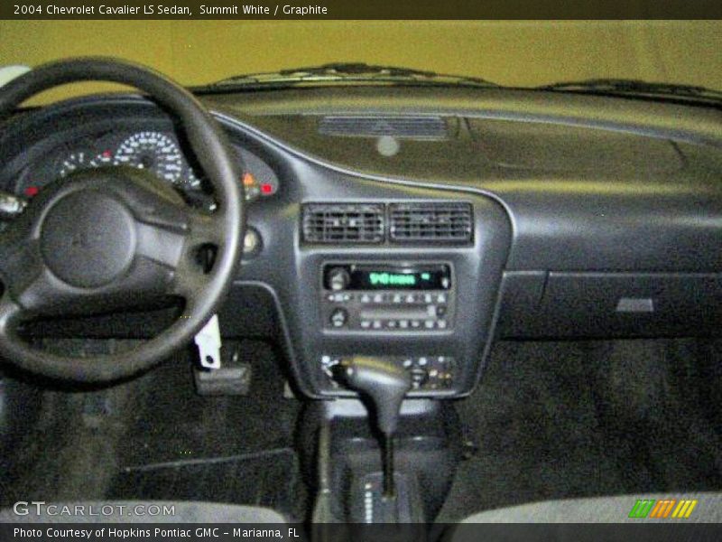 Summit White / Graphite 2004 Chevrolet Cavalier LS Sedan