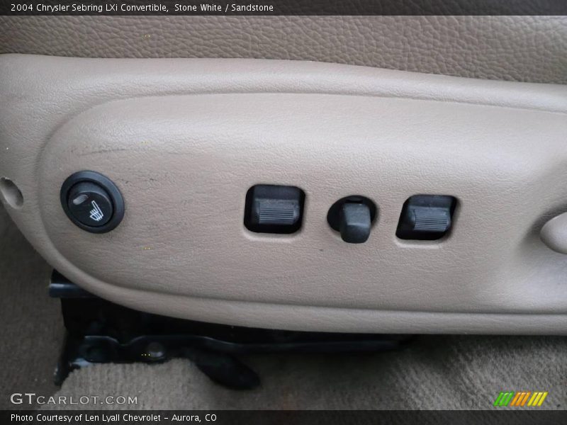 Stone White / Sandstone 2004 Chrysler Sebring LXi Convertible