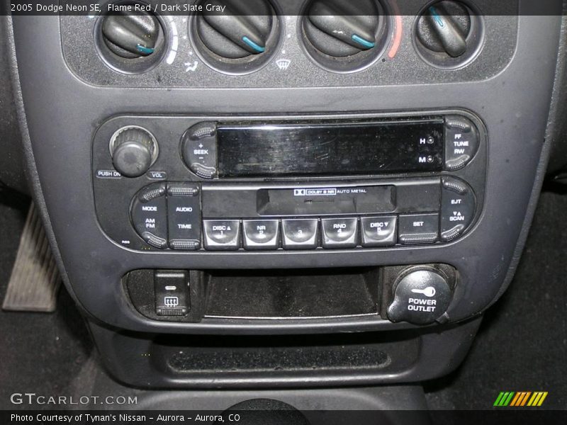 Flame Red / Dark Slate Gray 2005 Dodge Neon SE