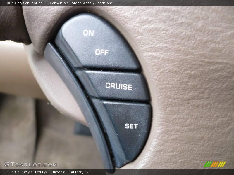 Stone White / Sandstone 2004 Chrysler Sebring LXi Convertible