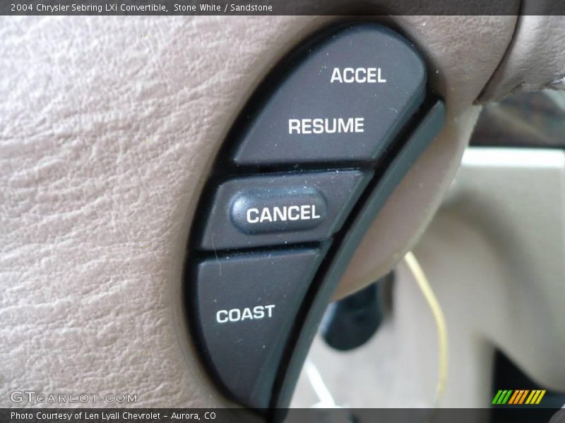 Stone White / Sandstone 2004 Chrysler Sebring LXi Convertible