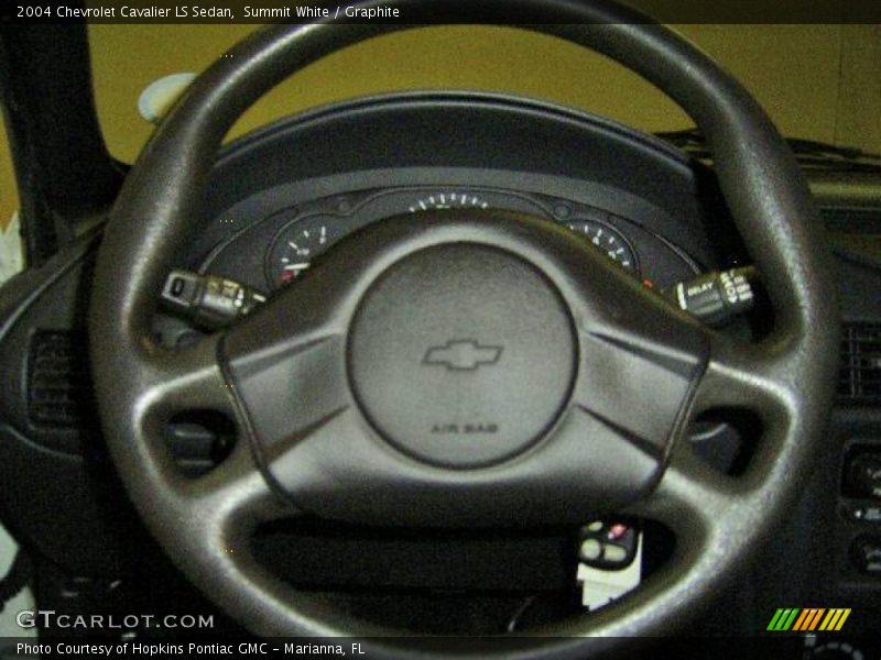 Summit White / Graphite 2004 Chevrolet Cavalier LS Sedan