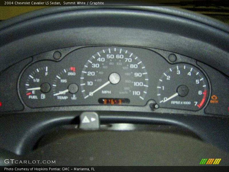 Summit White / Graphite 2004 Chevrolet Cavalier LS Sedan