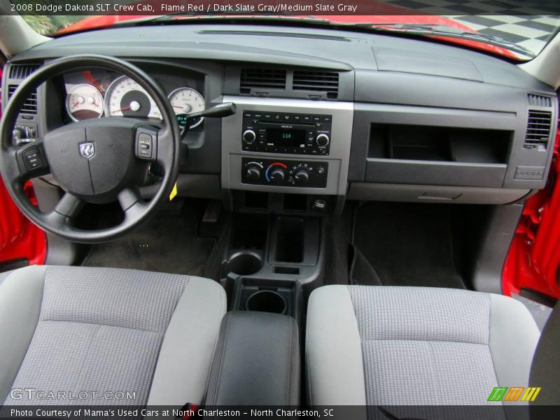 Flame Red / Dark Slate Gray/Medium Slate Gray 2008 Dodge Dakota SLT Crew Cab