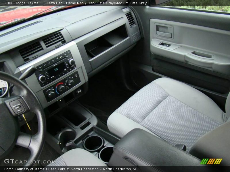 Flame Red / Dark Slate Gray/Medium Slate Gray 2008 Dodge Dakota SLT Crew Cab