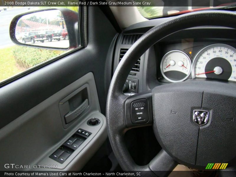 Flame Red / Dark Slate Gray/Medium Slate Gray 2008 Dodge Dakota SLT Crew Cab