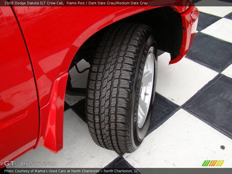 Flame Red / Dark Slate Gray/Medium Slate Gray 2008 Dodge Dakota SLT Crew Cab