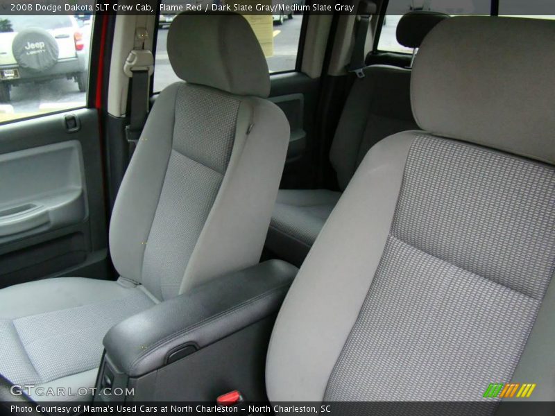 Flame Red / Dark Slate Gray/Medium Slate Gray 2008 Dodge Dakota SLT Crew Cab