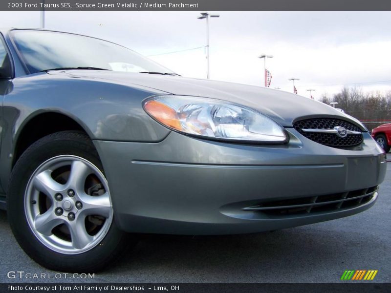 Spruce Green Metallic / Medium Parchment 2003 Ford Taurus SES