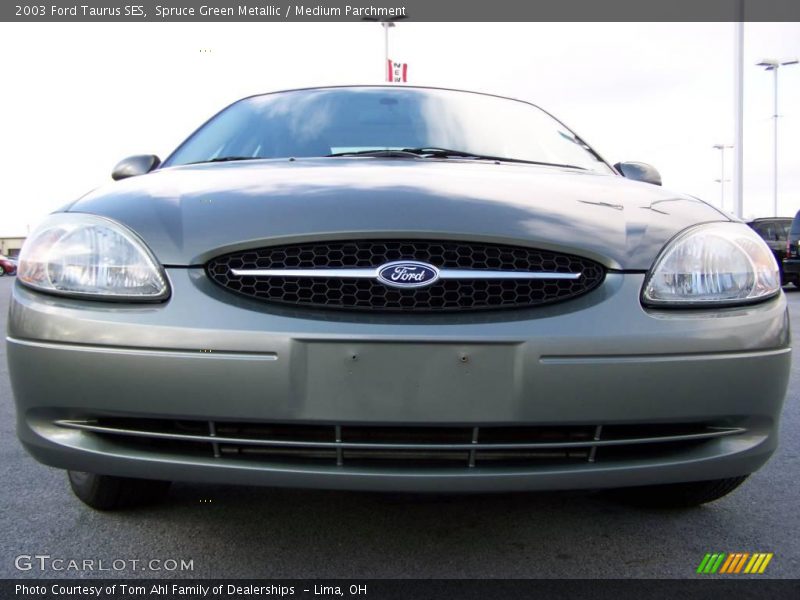 Spruce Green Metallic / Medium Parchment 2003 Ford Taurus SES