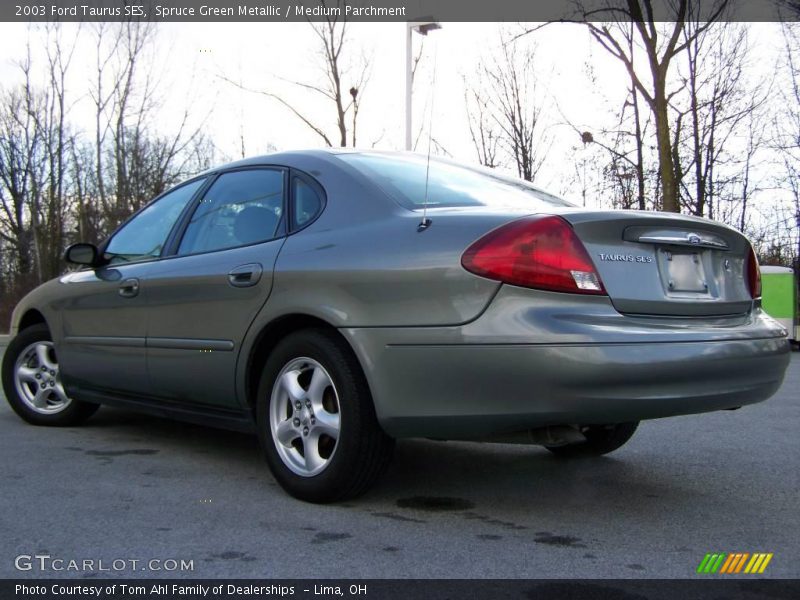 Spruce Green Metallic / Medium Parchment 2003 Ford Taurus SES