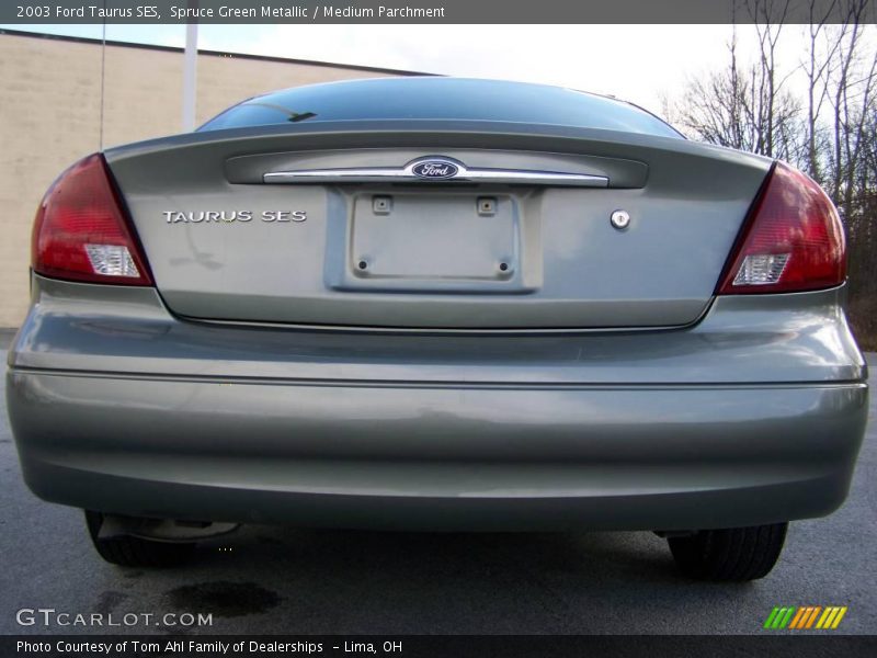 Spruce Green Metallic / Medium Parchment 2003 Ford Taurus SES
