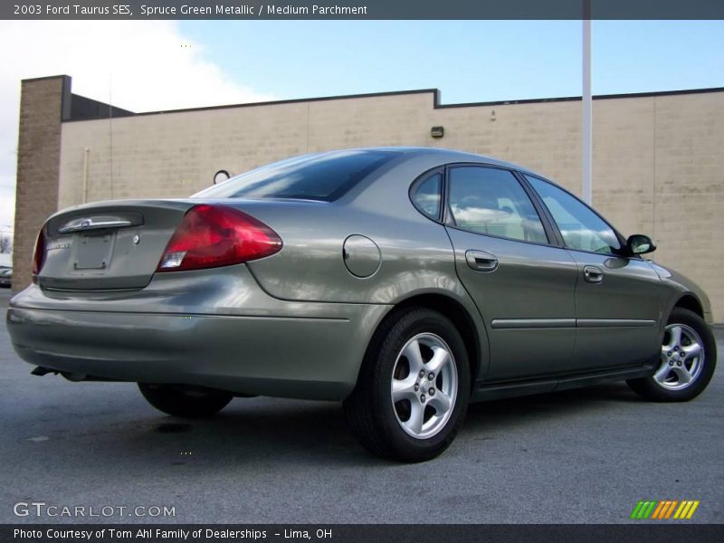 Spruce Green Metallic / Medium Parchment 2003 Ford Taurus SES
