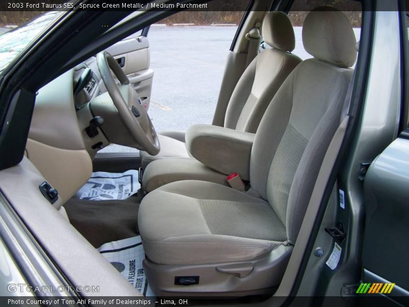 Spruce Green Metallic / Medium Parchment 2003 Ford Taurus SES